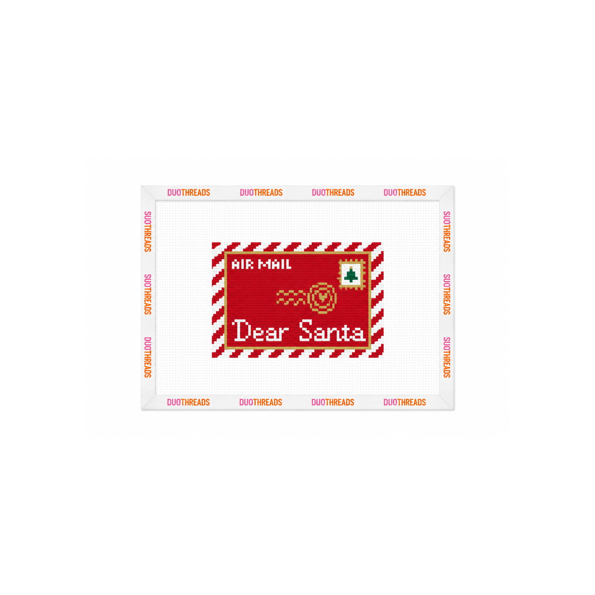 Dear Santa Needlepoint Canvas