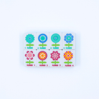 Crystal Prism Pink Tile Set | Mahjong with Bold Angles and Vibrant Vibes | 1.25" x 0.9" x 0.7"