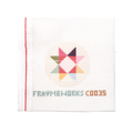 Quilt Star Round 2.25" round Mini Needlepoint Canvas
