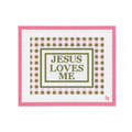Jesus Loves Me Needlepoint Canvas