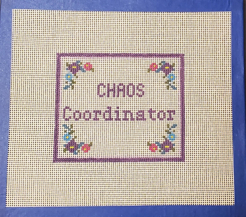 Needlepoint Subversive Chaos Coordinator canvas