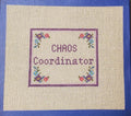 Needlepoint Subversive Chaos Coordinator canvas