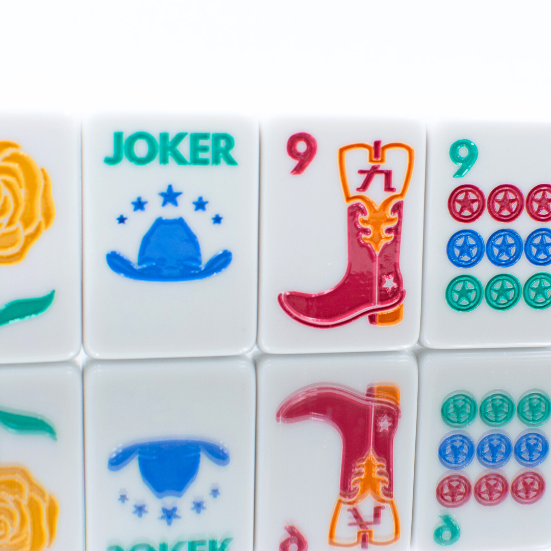 THE TEXAS SERIES  |  Mahjong with Lone Star Flair  |  Mesquite White Tile