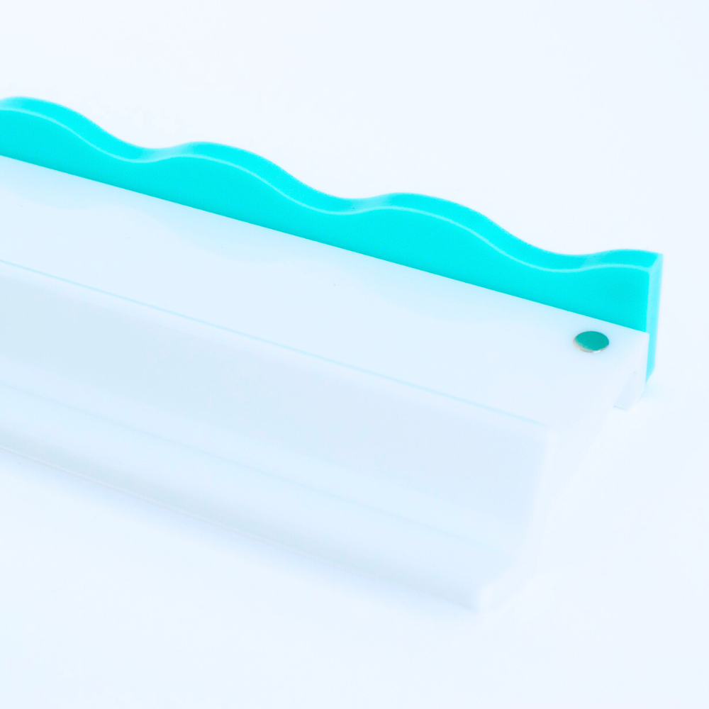 MAHJONG RACK PUSHER ADD ON-MAGNETIC | Premium Acrylic Set(4): Solid-Wavy-Citrus Green