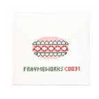 Ornament Pink 1.25"x 2.5" Mini Needlepoint Canvas