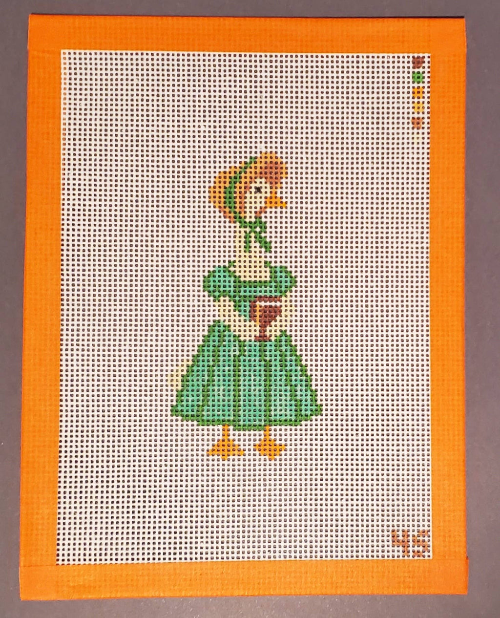 Elizabeth Bennet goose literary needlepoint canvas