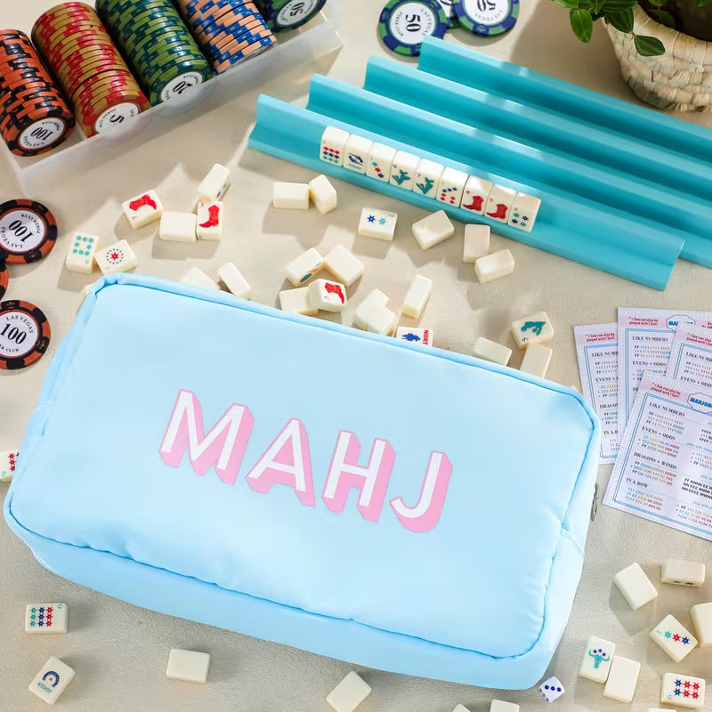 Let's Go Girls - Mini Travel Mahjong Tile Set with Racks & Case