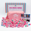 Crystal Prism Pink Tile Set | Mahjong with Bold Angles and Vibrant Vibes | 1.25" x 0.9" x 0.7"
