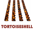 MAHJONG RACK PUSHER ADD ON-MAGNETIC | Premium Acrylic Set(4): Wavy-Tortoiseshell