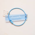 'Threads' Thread Ring: Blue