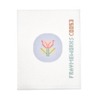 Tulip 1.75" Round Mini Needlepoint Canvas