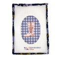 Cowgirl Boot 4.25" x 7.25" Oval Needlepoint Canvas