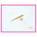 Baseball Insert Needlepoint Canvas