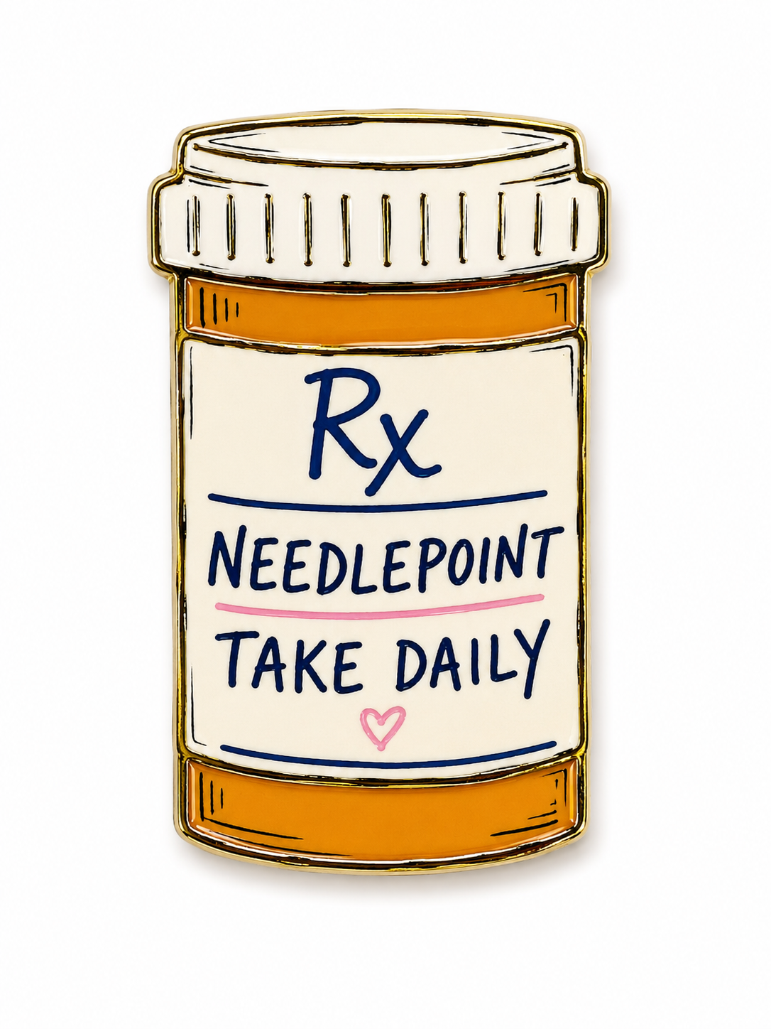 Needlepoint-Take Daily Bottle Needle Minder