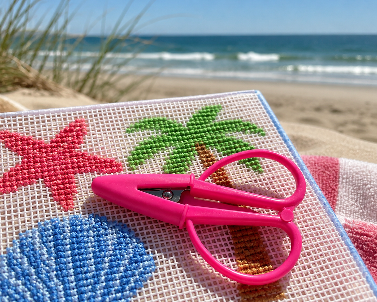 Super Snipper Travel Scissors✂️: Bright Pink