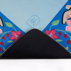 Mahjong Mat - Blue Cowboy Boot