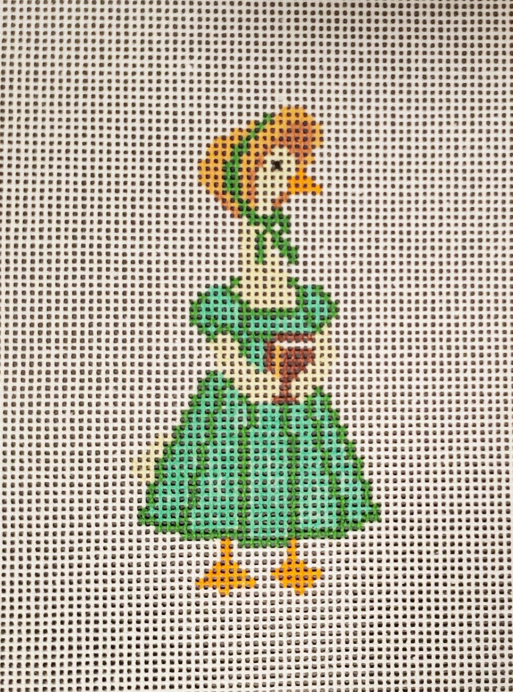 Elizabeth Bennet goose literary needlepoint canvas