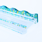 MAHJONG RACK PUSHER ADD ON-MAGNETIC | Premium Acrylic Set(4): Transparent-Wavy-Multi-Color
