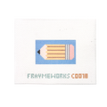 Pencil 1.25"x 2.25" Mini Needlepoint Canvas