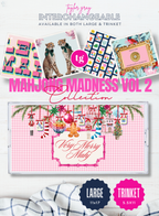 Mahjong Mat Preppy Christmas