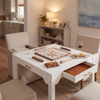 Designer Mahjong Game Table with Storage Drawer