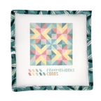Star Quilt Block 4x4" Needlepoint Canvas