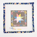 Matilda Star Quilt Block 4x4" Needlepoint Canvas