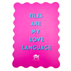 MAHJONG SHUFFLE CARD  |  Scalloped Edges & Bright Colors  |  Sized to Store with Mahjong League Cards: 09-BLUE- DONT LET FRIENDS SKIP