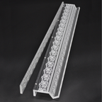 White Lace Mahjong Rack and Pusher, Set of 4