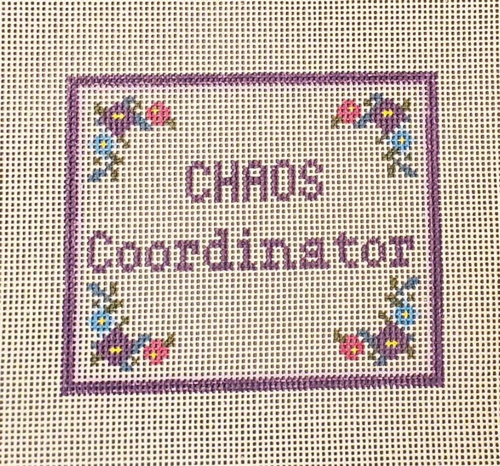 Needlepoint Subversive Chaos Coordinator canvas