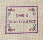 Needlepoint Subversive Chaos Coordinator canvas