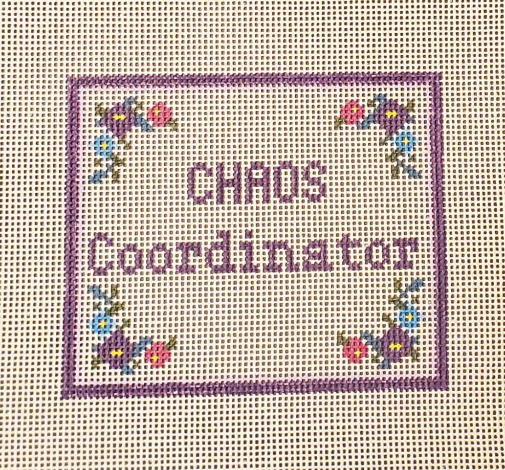 Needlepoint Subversive Chaos Coordinator canvas