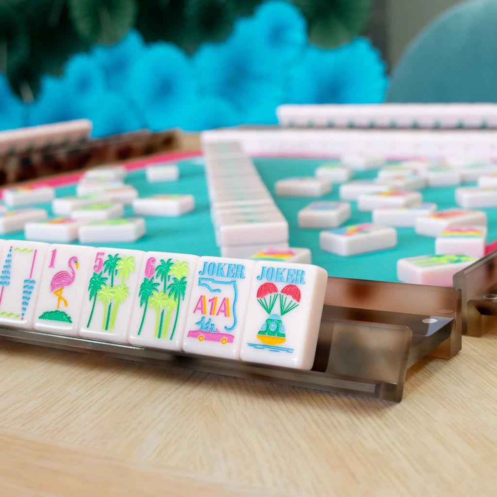 Appaloosa - My Fair Mahjong - Mahjong Rack Set | Premium Acrylic | 4 Racks + 4 Pushers