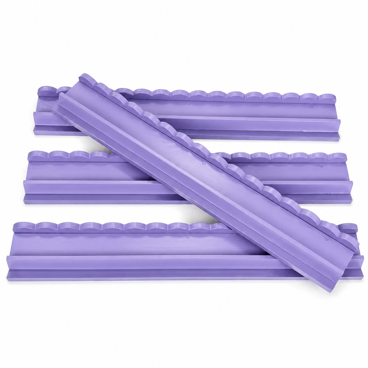 Periwinkle 20-Inch Wood Mahjong Magnetic Tile Racks & Pushers