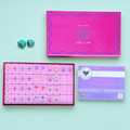 OG Pretty in Pink Mahj Tiles + Tile Pouch - Peace Love Mahjong