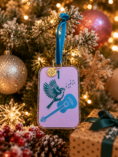 Taylor's Tiles Bird Bam Acrylic Mahjong Ornament