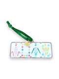 2026 Acrylic Mahjong Ornament - Peace Love Mahjong