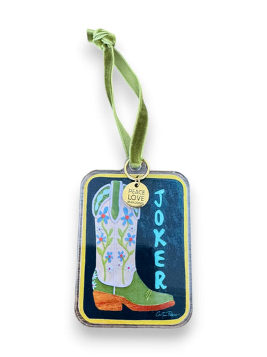 Caitlin Peters x Peace Love Mahjong Acrylic Lucky Step Ornament
