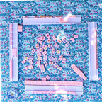 The Gilded Grasshopper Game Table Mahjong Luxury Tablecloth - Sadie