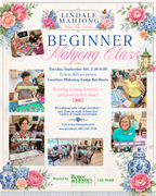 Mahjong Beginner Class Ticket - Sept 8th