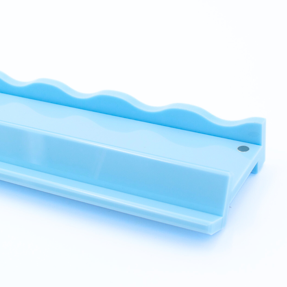 MAHJONG RACK PUSHER ADD ON-MAGNETIC | Premium Acrylic Set(4): Solid-Wavy-Citrus Green