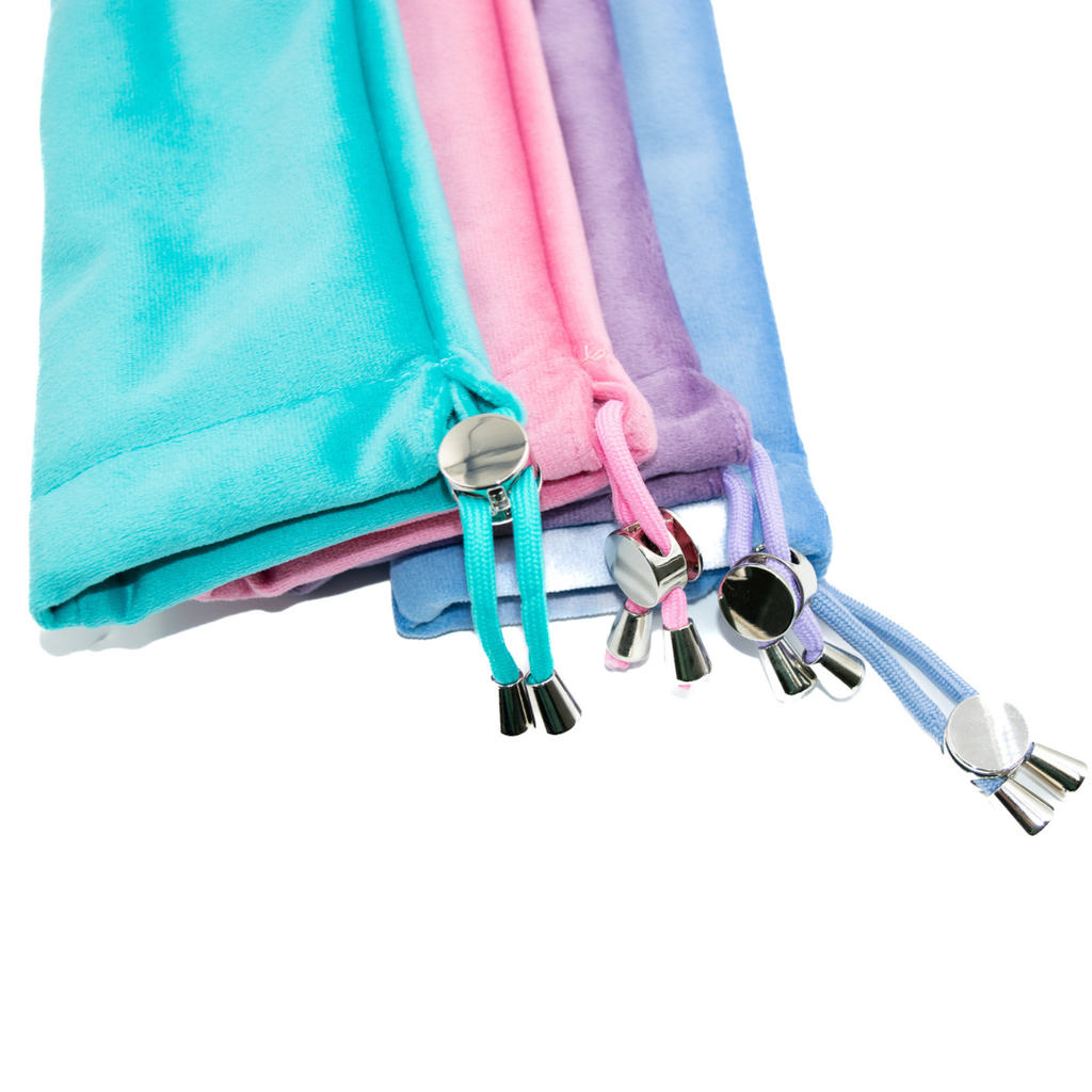 Velvet Mahjong Pusher Bag  |  Fits up to 16 Extra Pushers: Seafoam Green