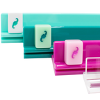 MINI Travel Mahjong Racks | Premium Acrylic | 10.31": Teal