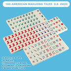 Let's Go Girls - Mini Travel Mahjong Tile Set with Racks & Case