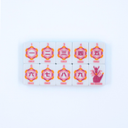 Crystal Prism Pink Tile Set | Mahjong with Bold Angles and Vibrant Vibes | 1.25" x 0.9" x 0.7"
