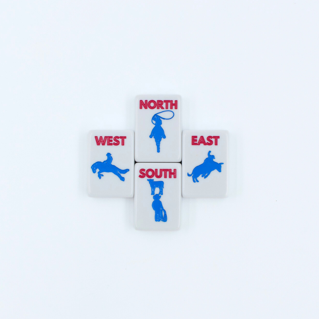 THE TEXAS SERIES  |  Mahjong with Lone Star Flair  |  Mesquite White Tile