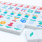 THE TEXAS SERIES  |  Mahjong with Lone Star Flair  |  Mesquite White Tile