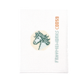 Green Horse 1.75" Round Mini Needlepoint Canvas