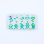 Crystal Prism Pink Tile Set | Mahjong with Bold Angles and Vibrant Vibes | 1.25" x 0.9" x 0.7"