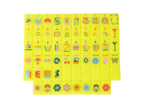 Mod Chartreuse Mahjong Tiles + Tile Pouch + Dice - Peace Love Mahjong